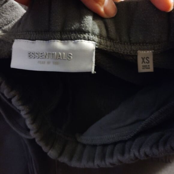 Essentials Men's Sweatpants - Olive(Well Loved, Lint) - Picture 4 of 5
